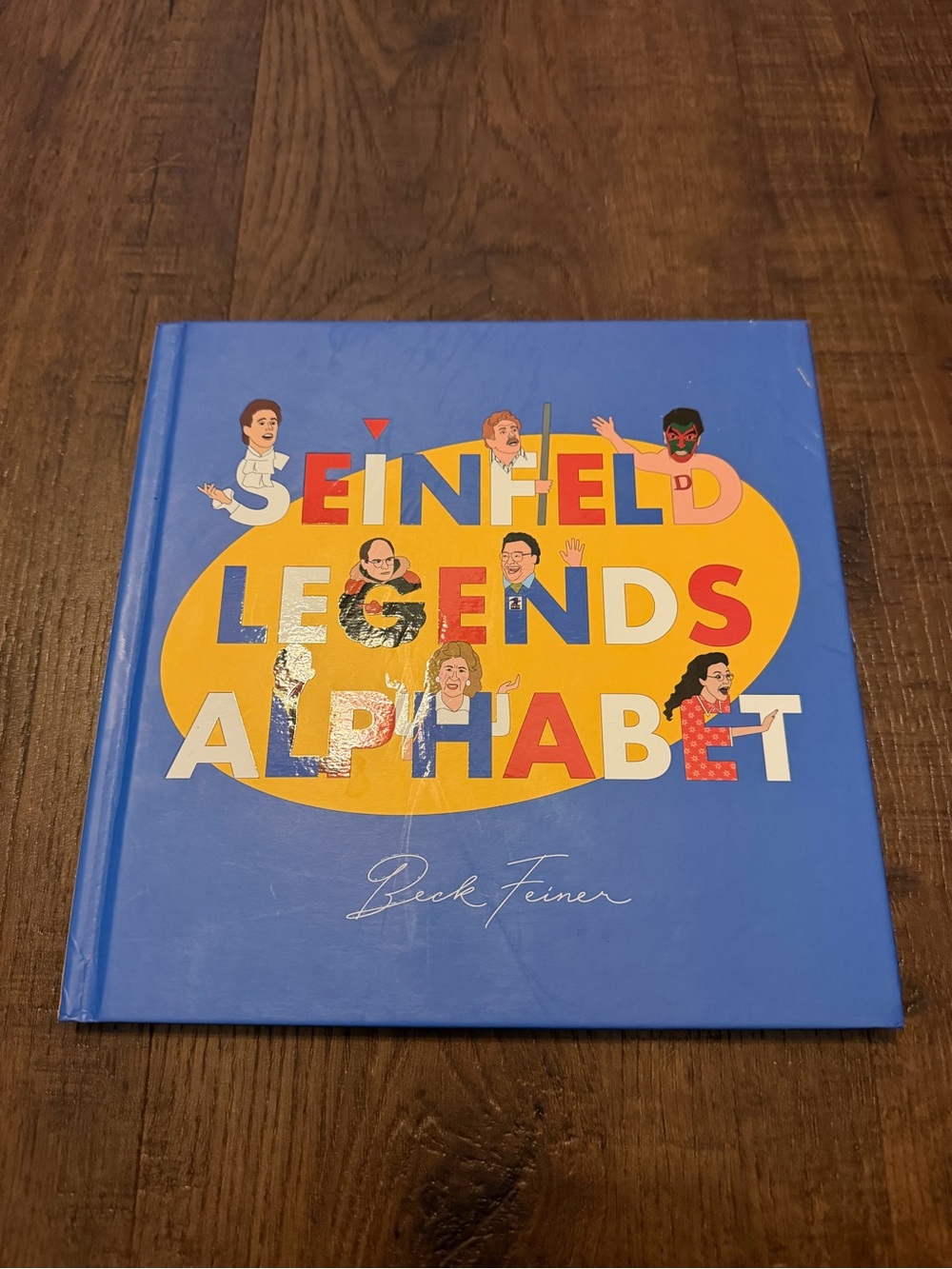 The Seinfeld Legends Alphabet Book by Beck Feiner Hardcover for toddlers kids
